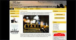 Desktop Screenshot of jrtaxi.no